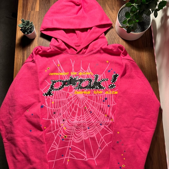 *MEDIUM* Sp5der Pink P*nk (RECEIPT) - Picture 1 of 5